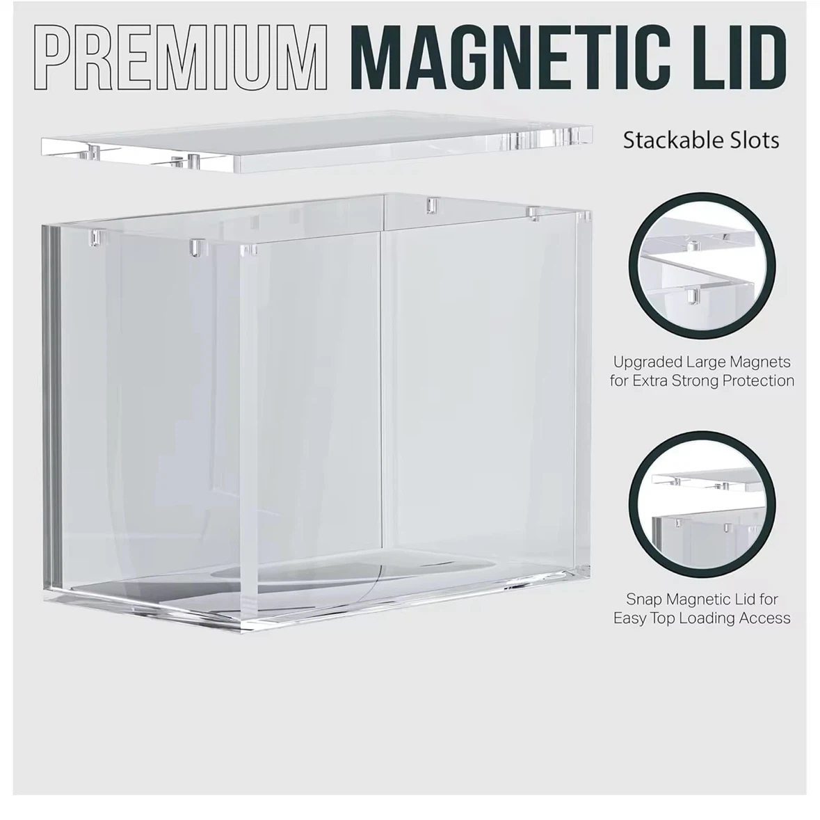 Premium Magnetic Booster Box Acrylic Display Case - photo 3