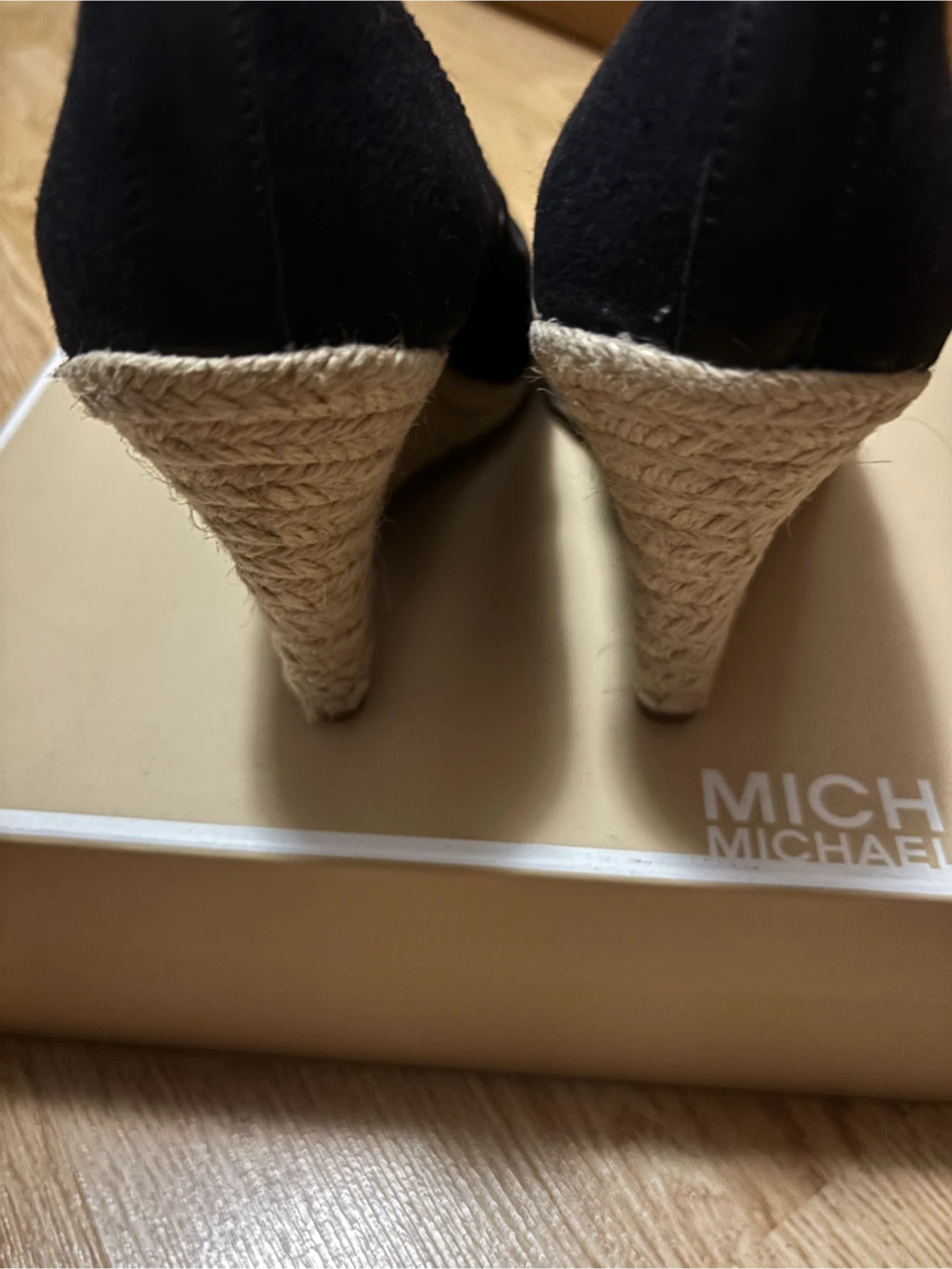 Michael Kors Black Open Toe Wedge - photo 3