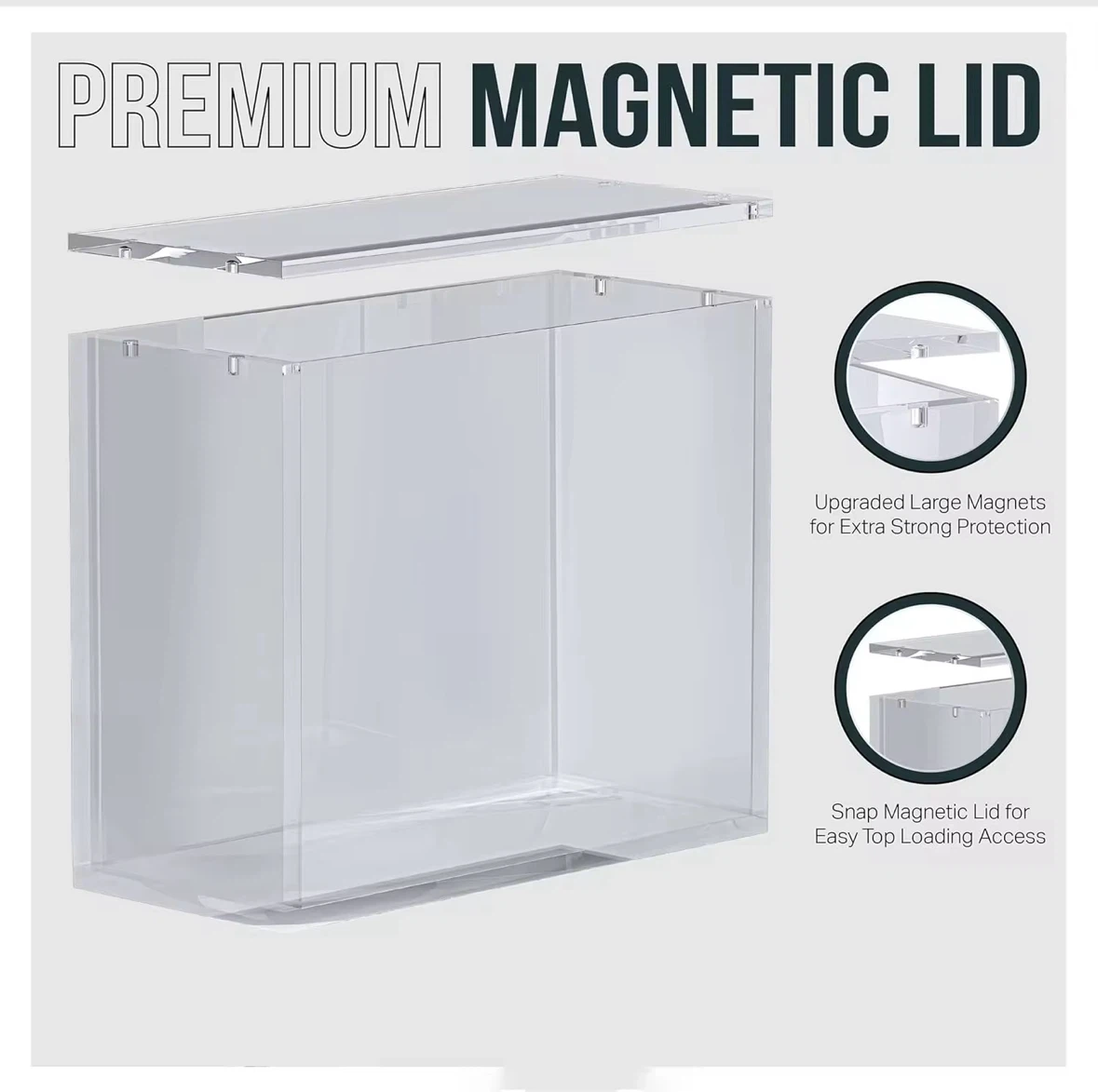 Premium Magnetic ETB Acrylic Display Case - photo 2