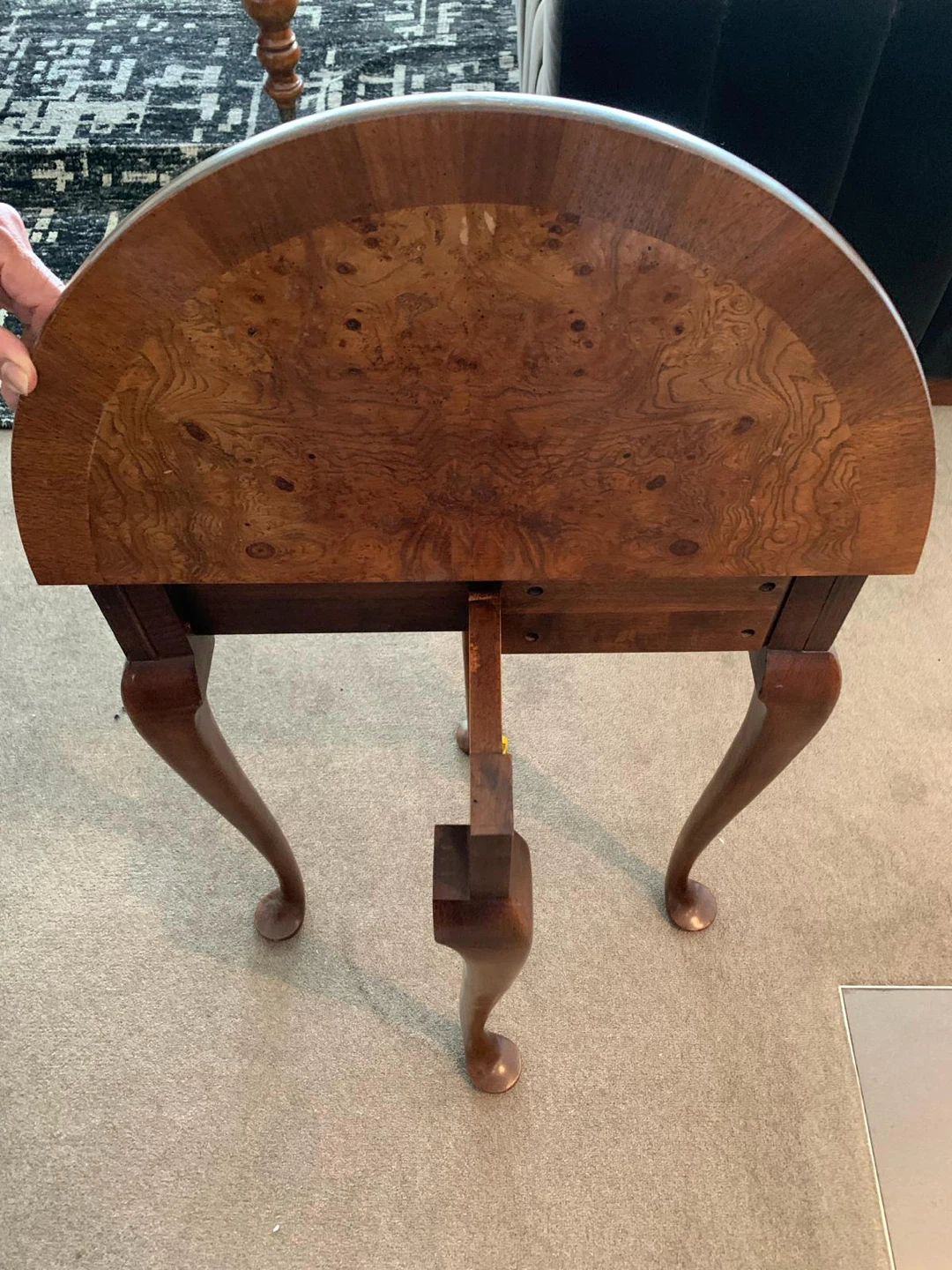 Vintage Drop Leaf Side Table - photo 3