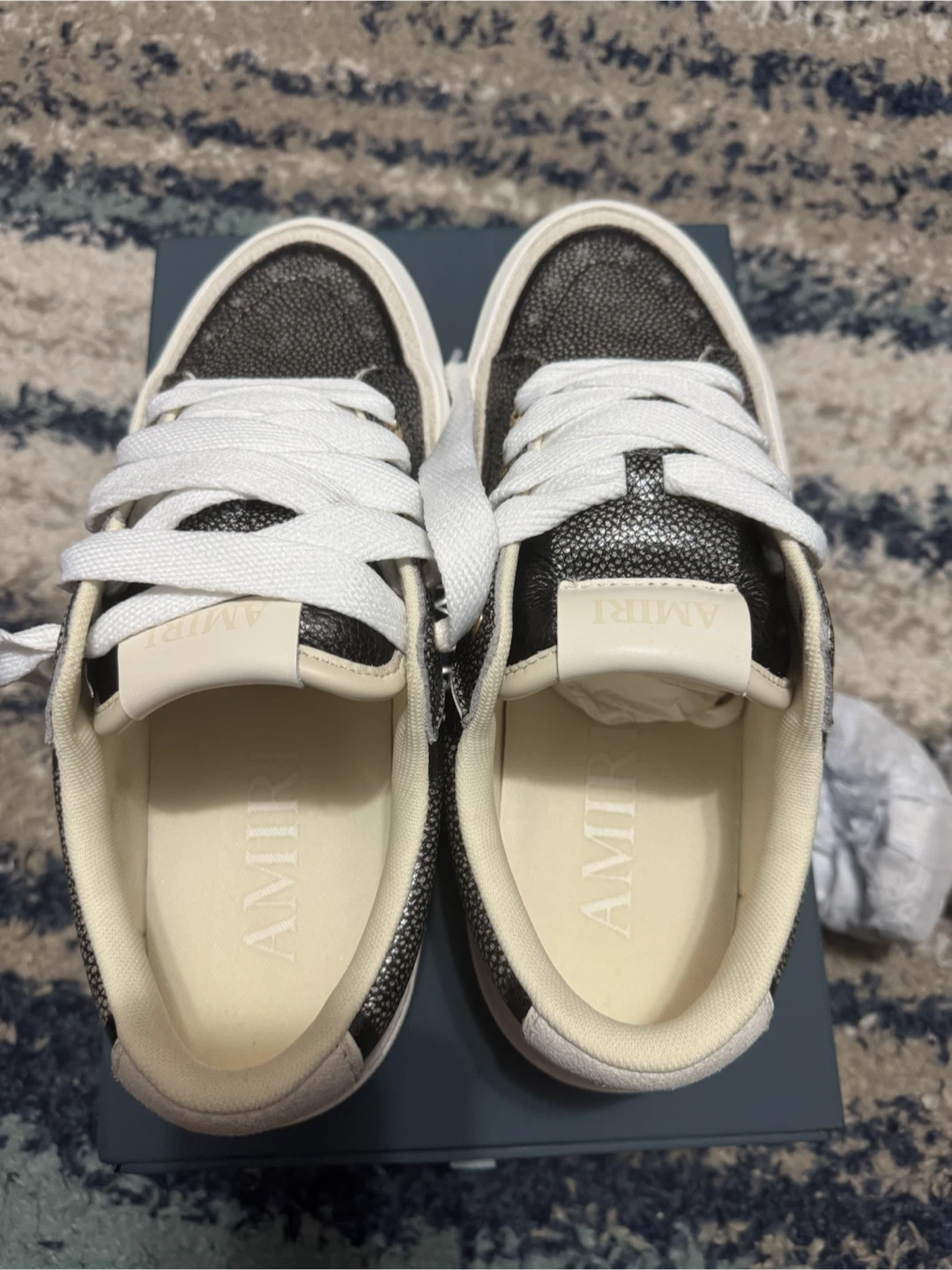AMIRI Leather Low Top Sneakers Size 9 US - photo 4