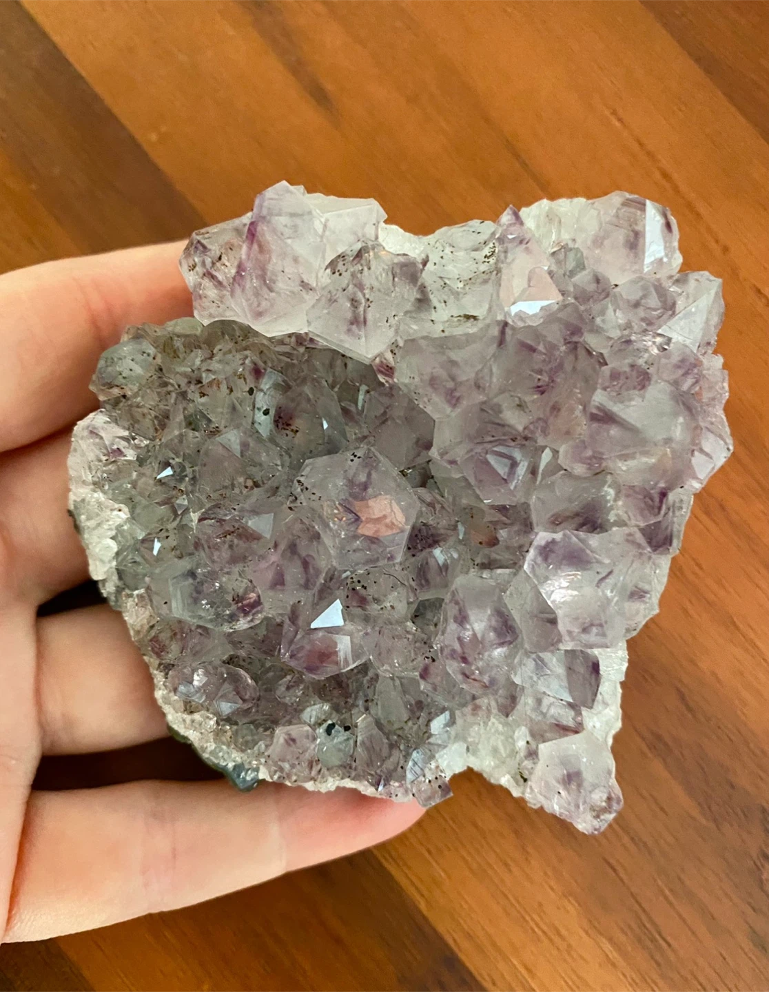 Raw Brazilian Amethyst Crystal Specimen - photo 5