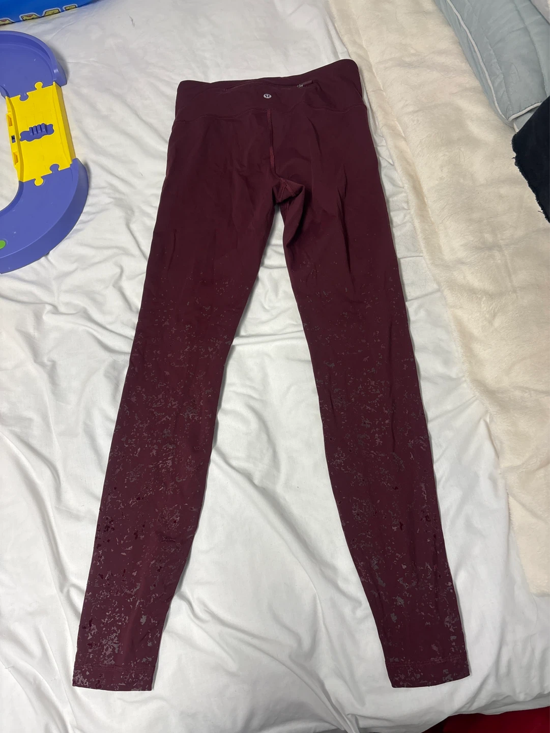 Lululemon Burgundy High-Rise Leggings