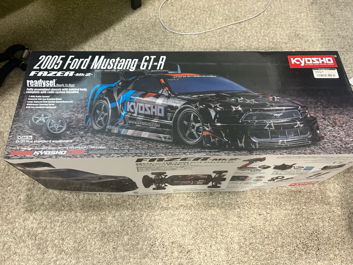 Kyosho FAZER Mk.2 2005 Ford Mustang GT-R RC Car - photo 2