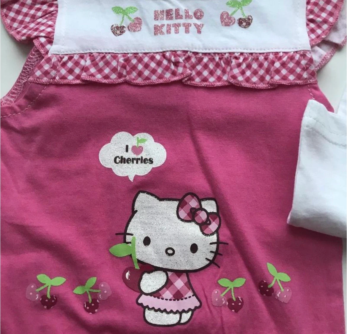 NEW Hello Kitty Girls Tunic & Shorts Set 100% Cotton - photo 4