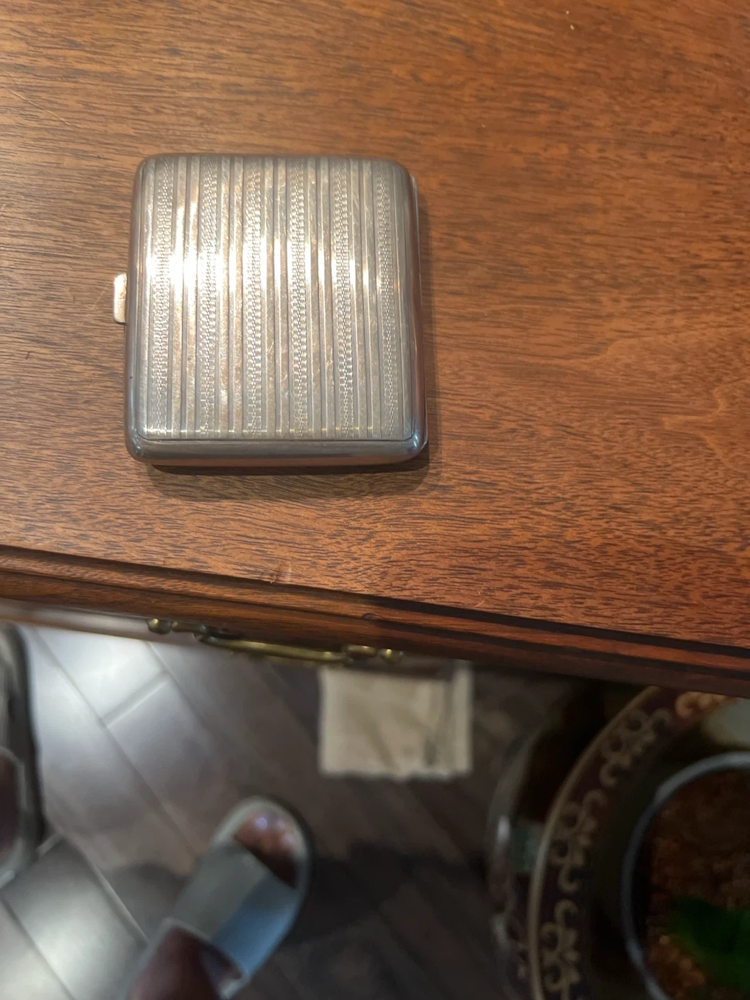 Vintage Sterling Silver Cigarette Case - photo 3