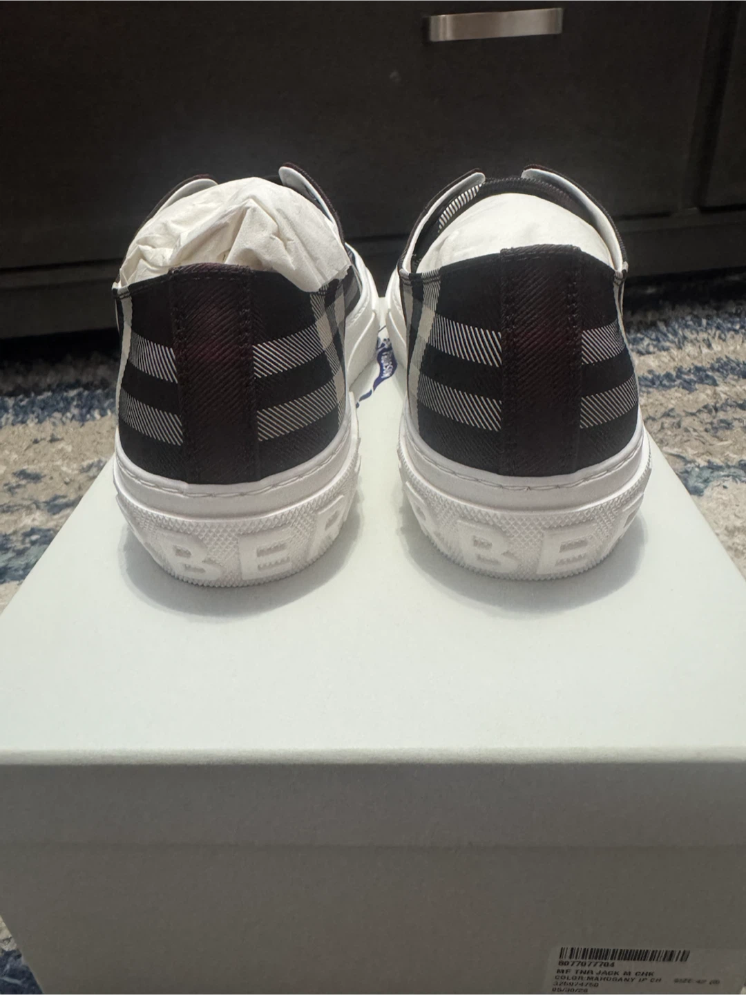Burberry Check Sneakers - Size 42 - photo 3