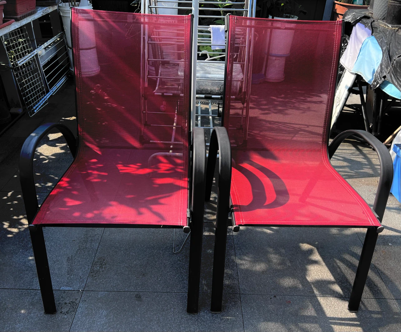 LOUNGE CHAIRS, Outdoors, Stackable
