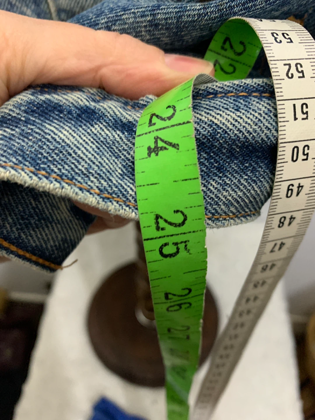 Vintage Acid Wash Denim Jacket. - photo 3