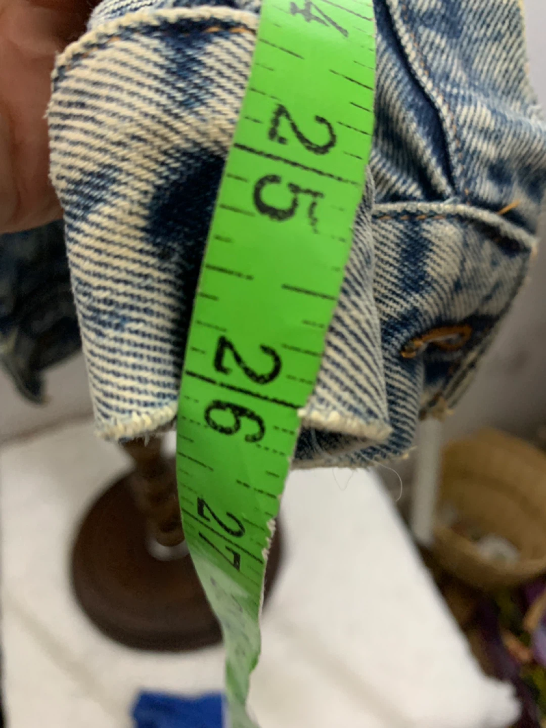 Vintage Acid Wash Denim Jacket. - photo 4