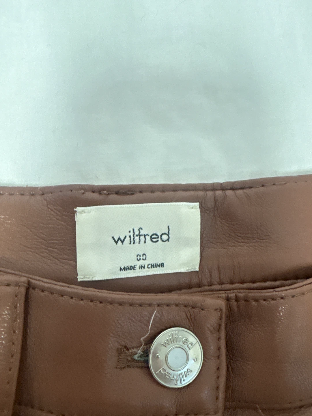 Wilfred Faux Leather Pants - photo 2