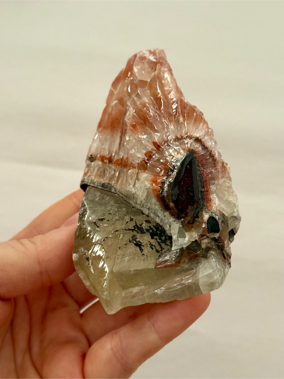 Raw Multicoloured Calcite Gemstone Crystal