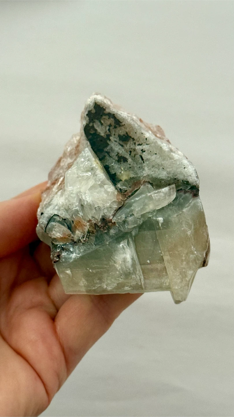 Raw Multicoloured Calcite Gemstone Crystal - photo 4