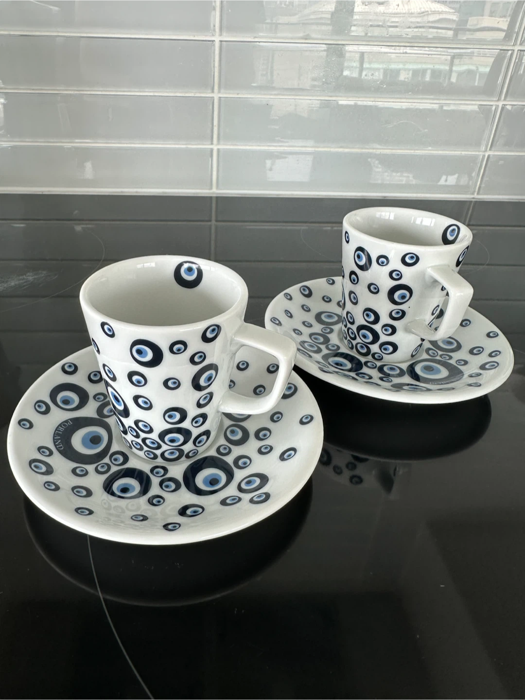 Turkish coffee cups and Saucers Set