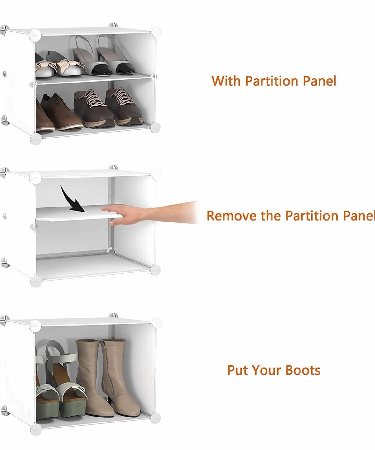 Plastic Shoe Rack/Shelves - photo 2
