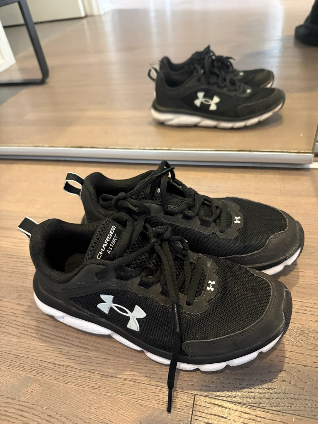 Under Armour Charged Assert 9 Black Running Shoes