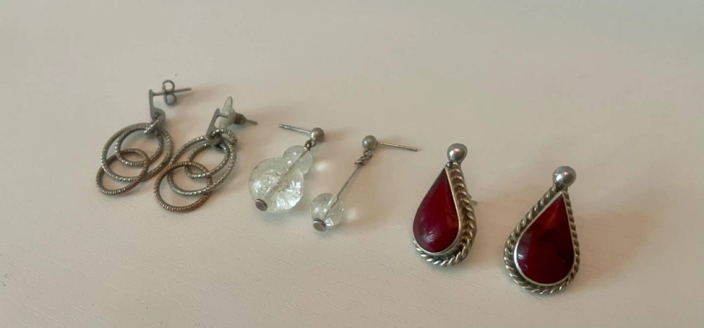 Assorted Sterling Silver Earrings - photo 4