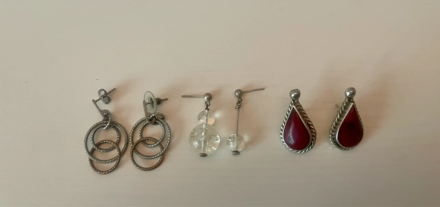 Assorted Sterling Silver Earrings - photo 2