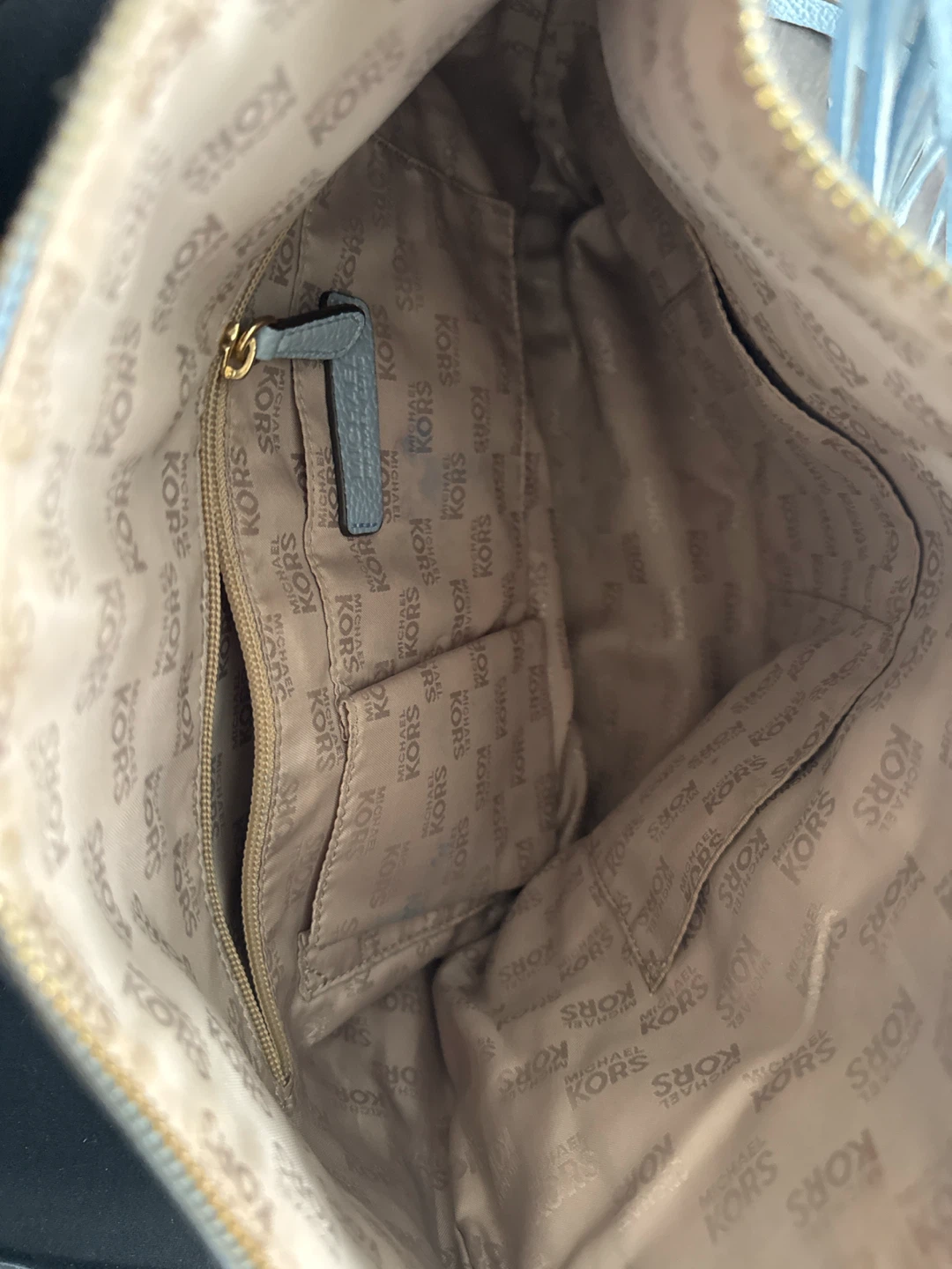 Michael Kors Light Blue Leather Hobo Bag - photo 2