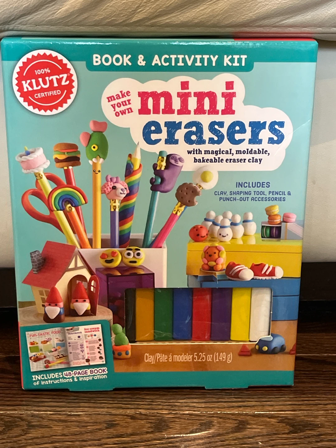 Brand New Klutz Make Your Own Mini Erasers