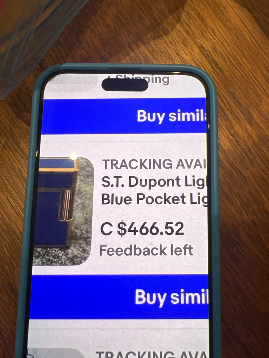 S.T. Dupont Blue Pocket Lighter - photo 5
