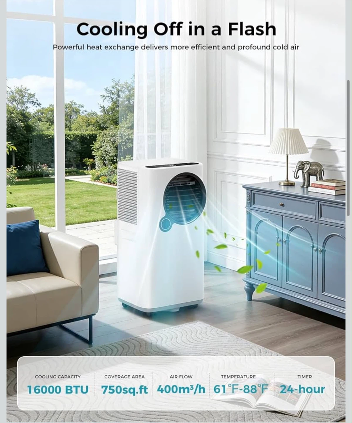 Air Conditioner for Large Rooms 16,000 BTU - photo 2