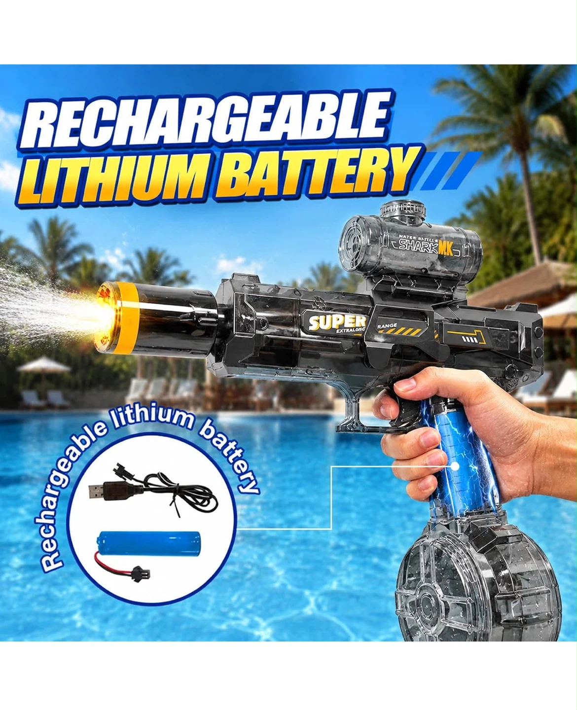Electric Water Guns for Adults Kids - photo 2