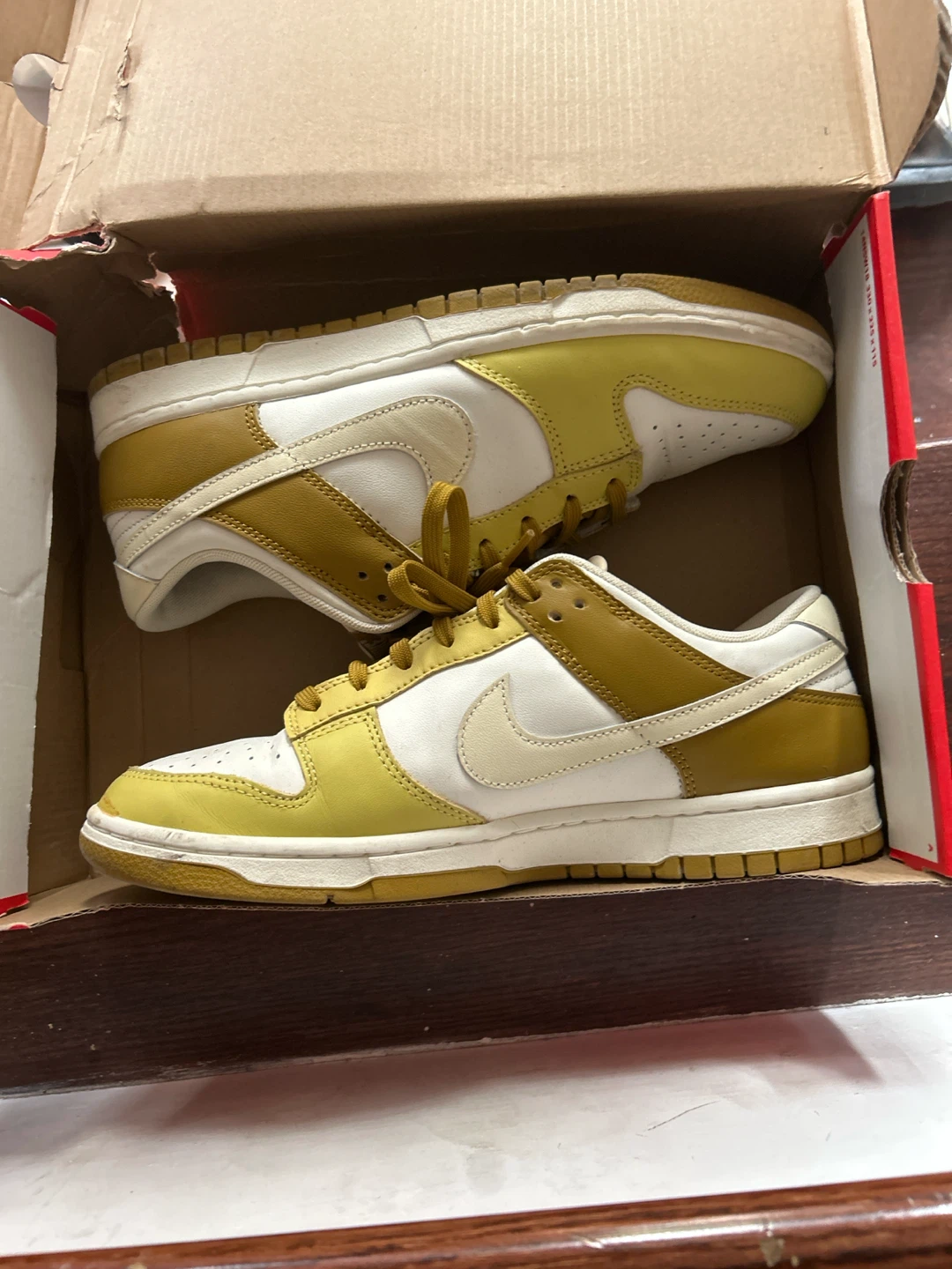 Nike Dunk Low "Mustard Yellow" Sneakers