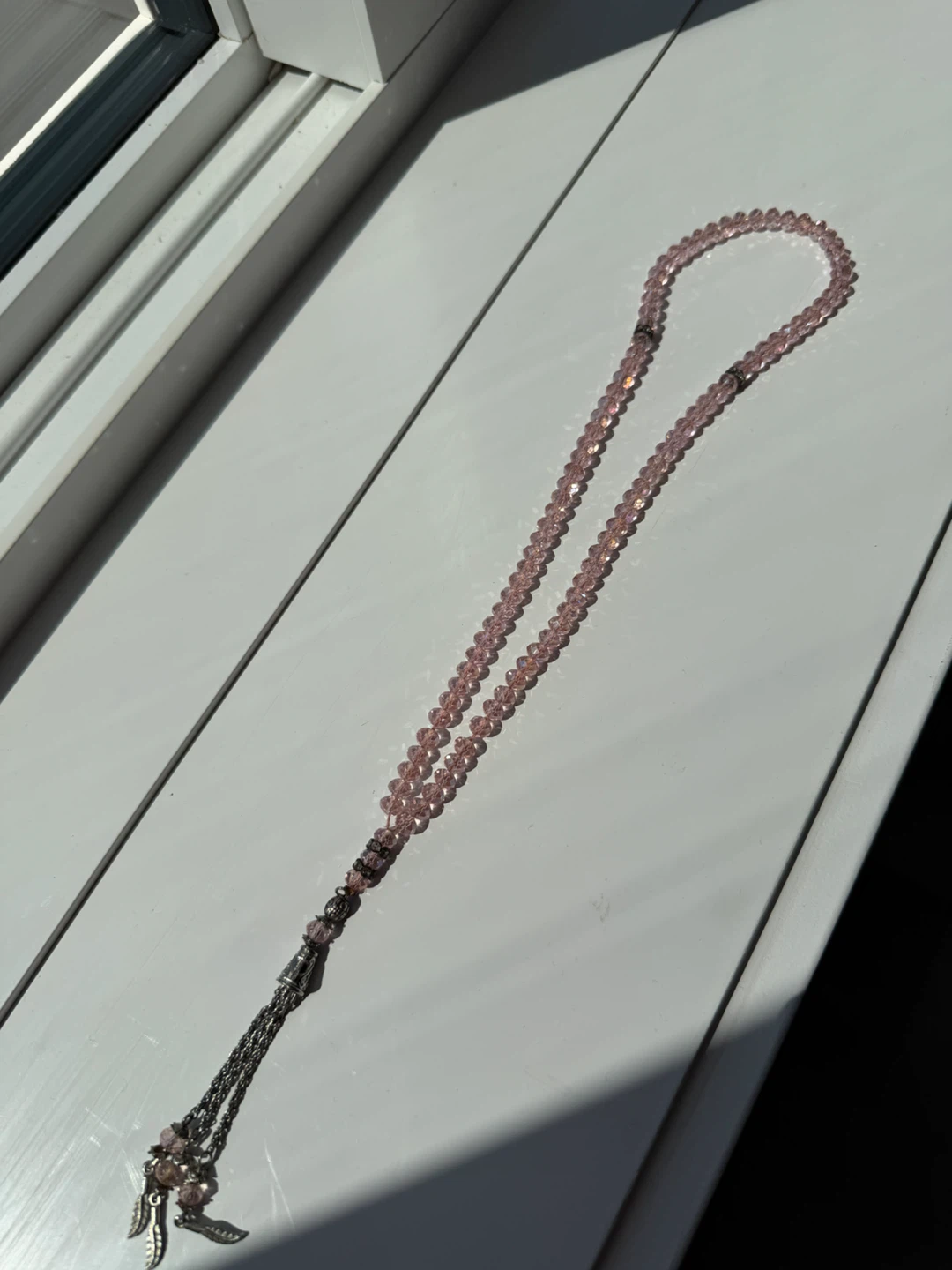Pink Crystal Prayer Beads (Misbaha / Tasbih / Mala beads) - photo 4