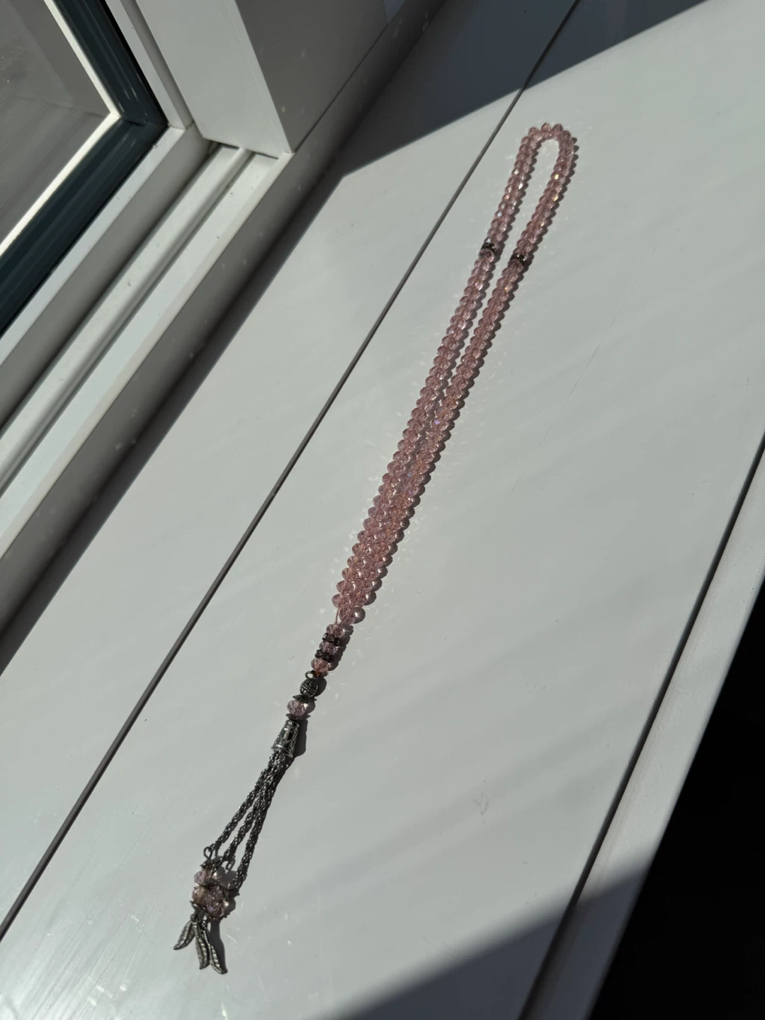 Pink Crystal Prayer Beads (Misbaha / Tasbih / Mala beads) - photo 5