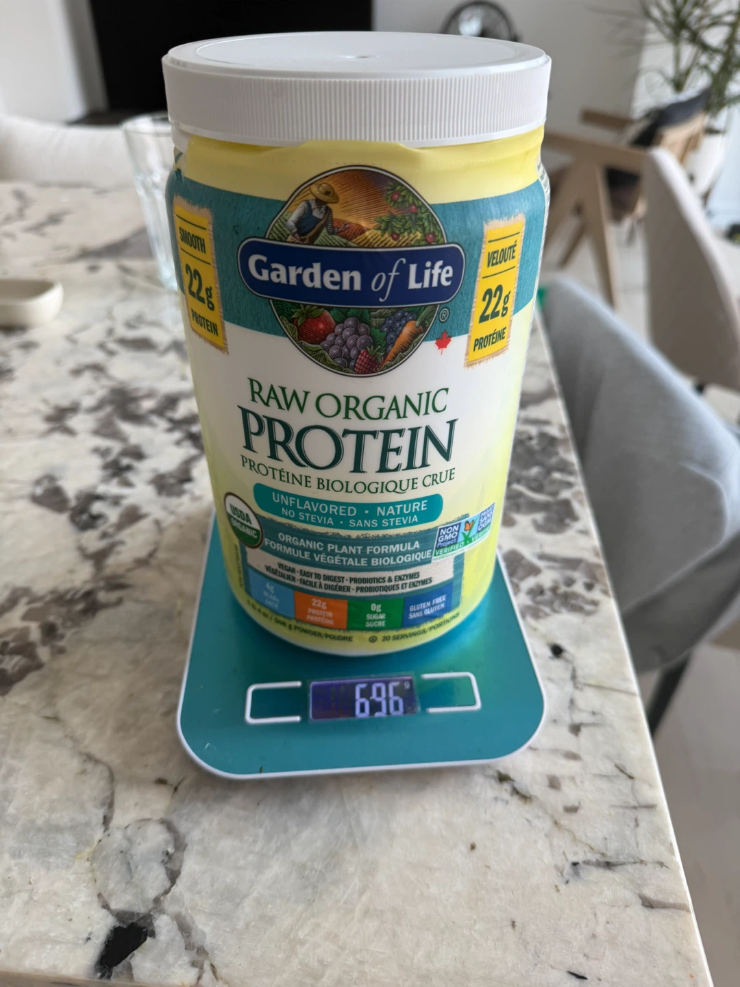 Garden of Life Raw Organic Protein Unflavored Powder - photo 2
