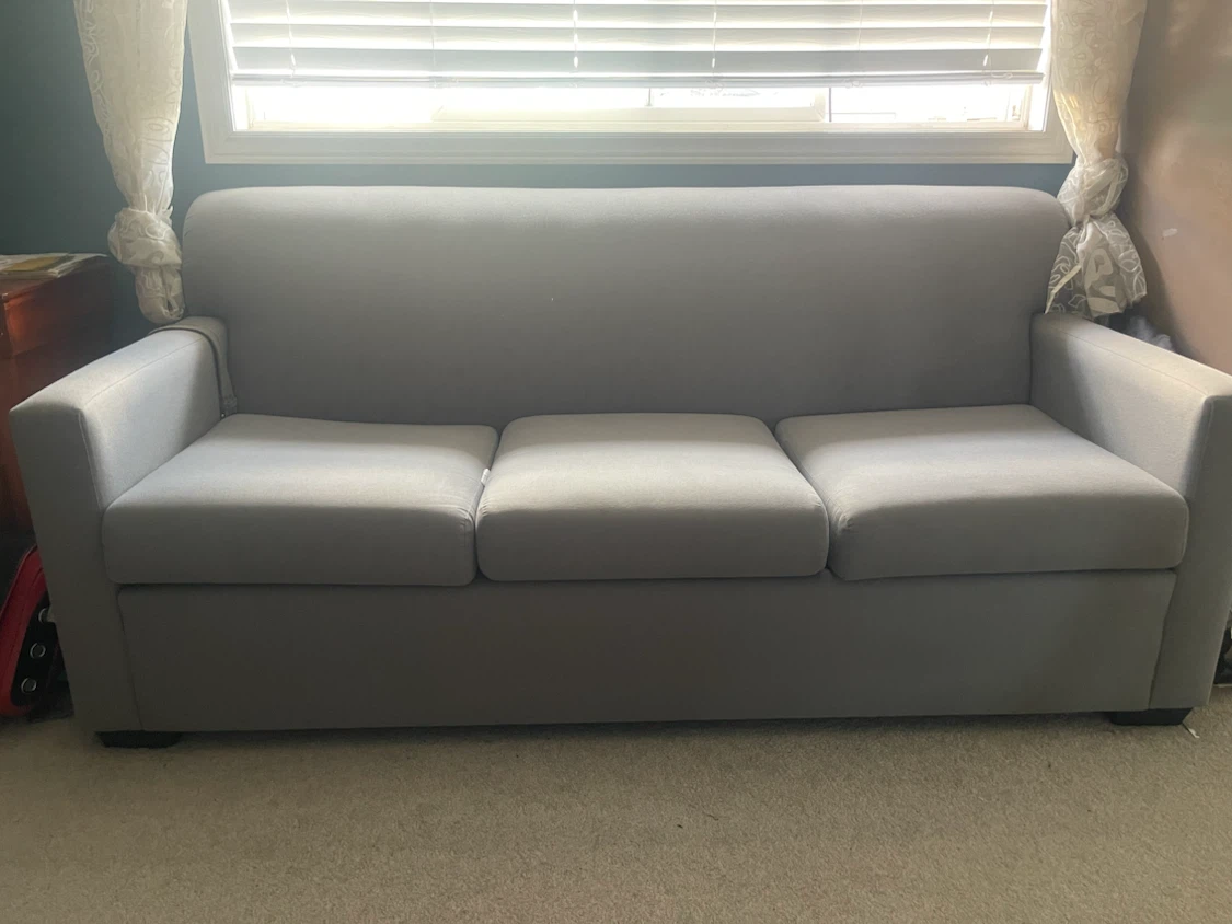 Grey Sofa Couch 6ft