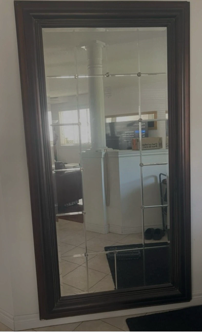 Decorative Wood Framed Mirror