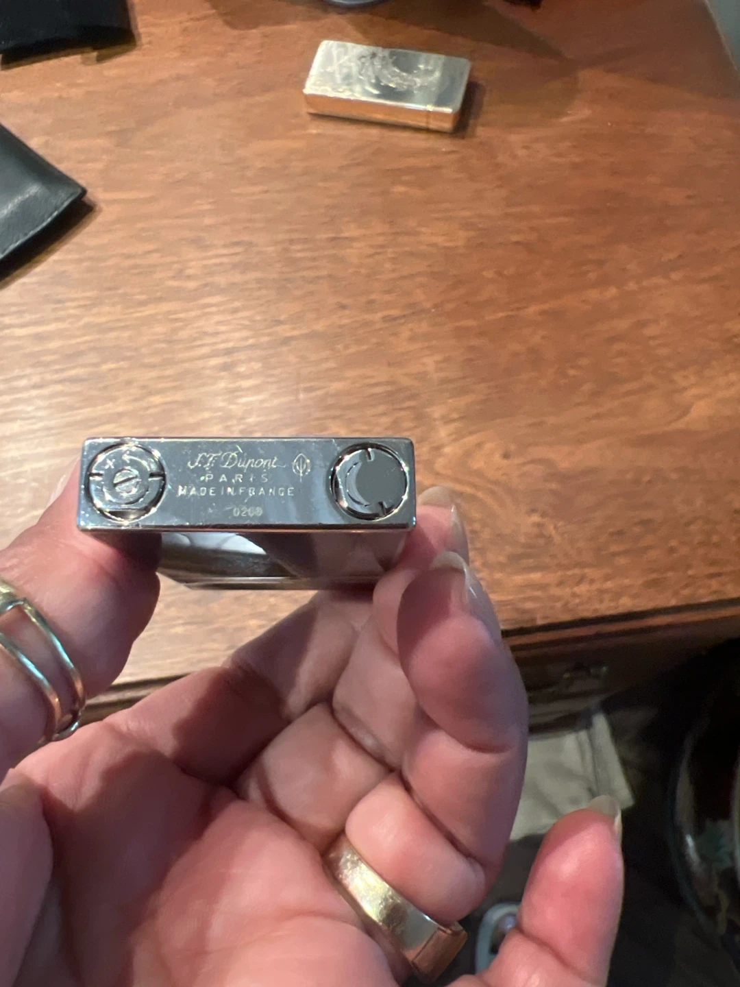 S.T. Dupont Lighter - Black and Silver - photo 2