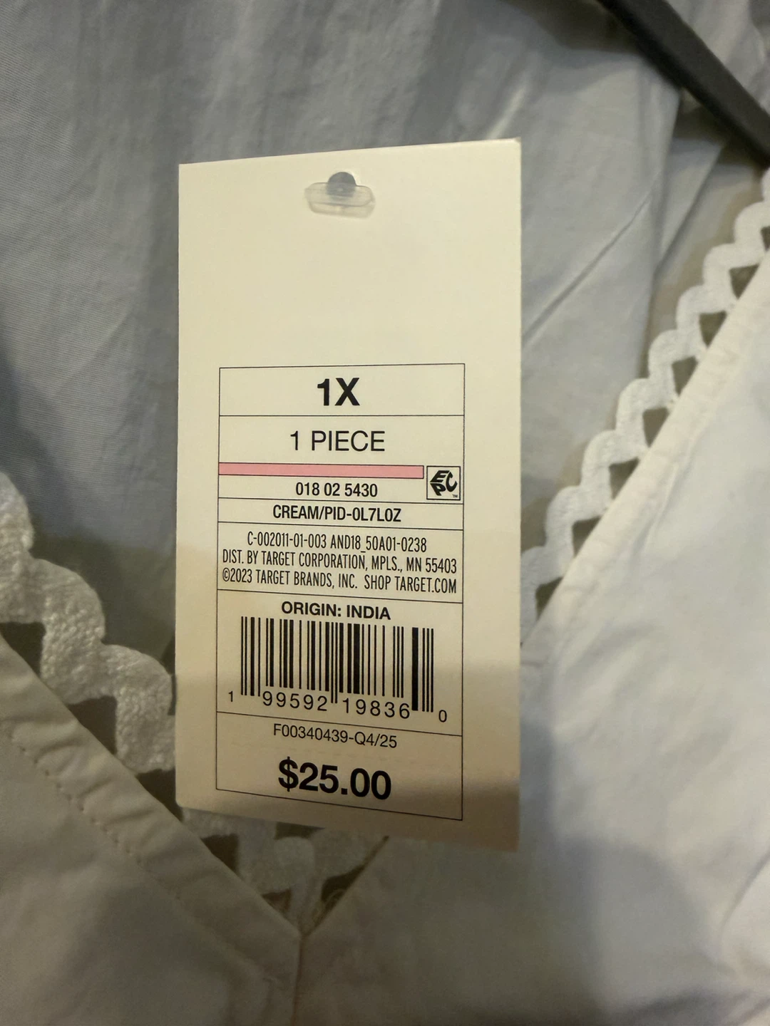 NWT A new Day Cream bishop Sleeve Blouse 1X - photo 2