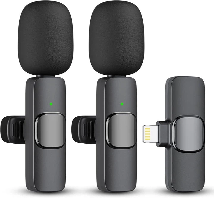 Wireless Lavalier Microphones for iPhone