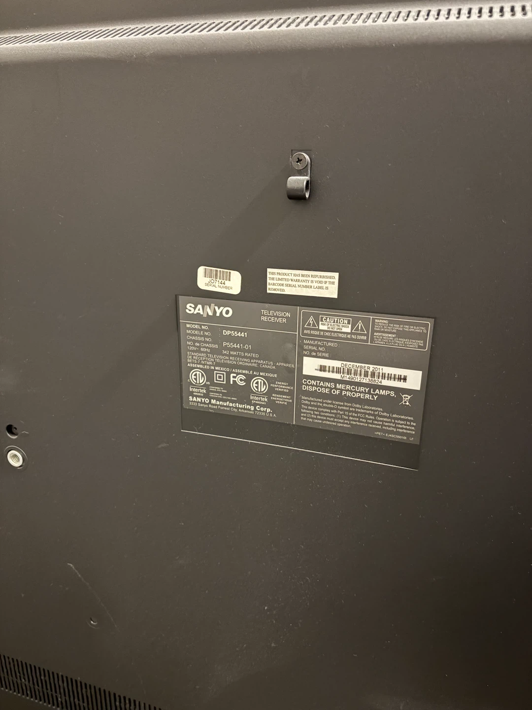 Sanyo 50” TV - photo 3
