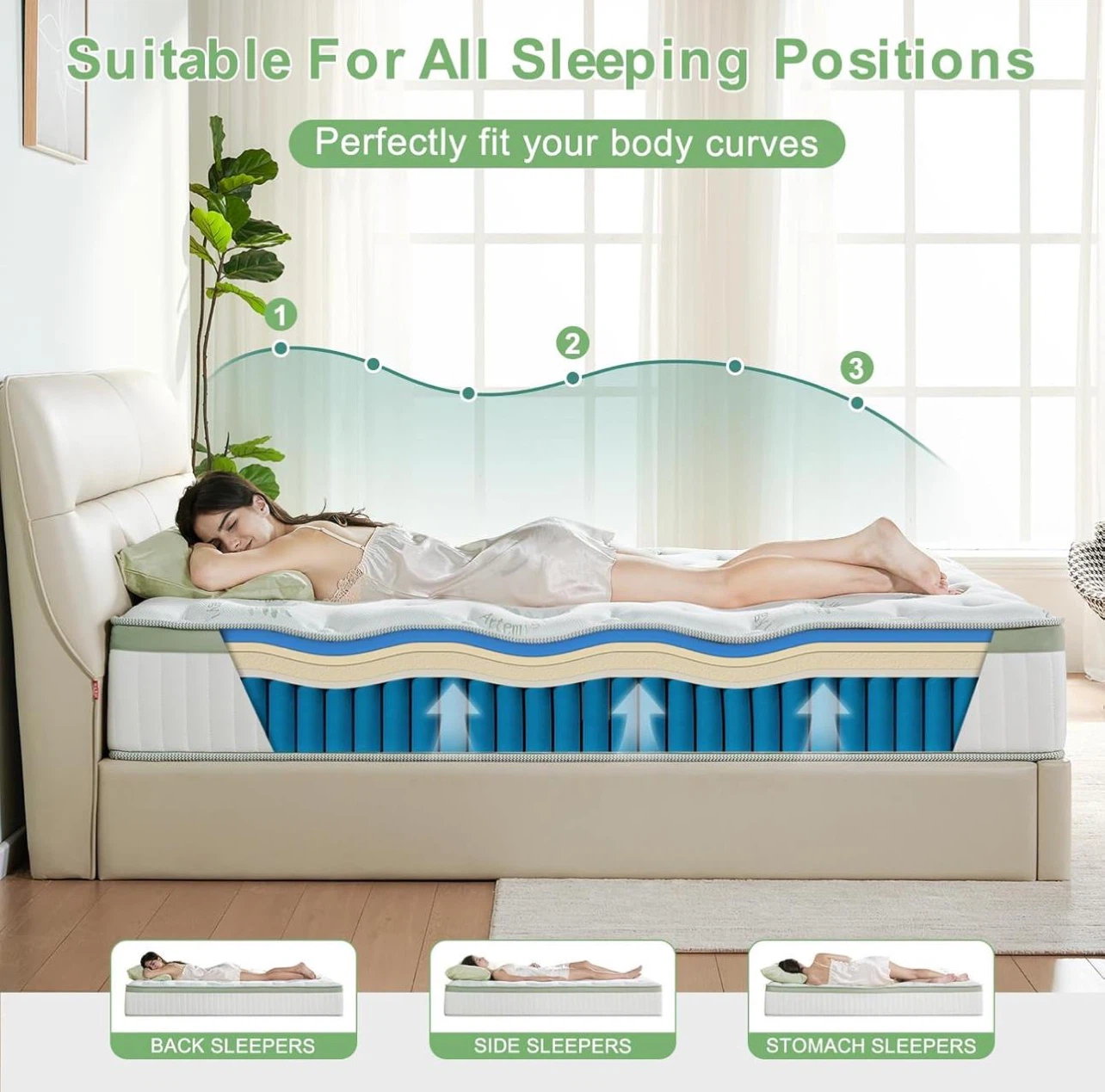 Queen Size Mattress 12 Inch - photo 4