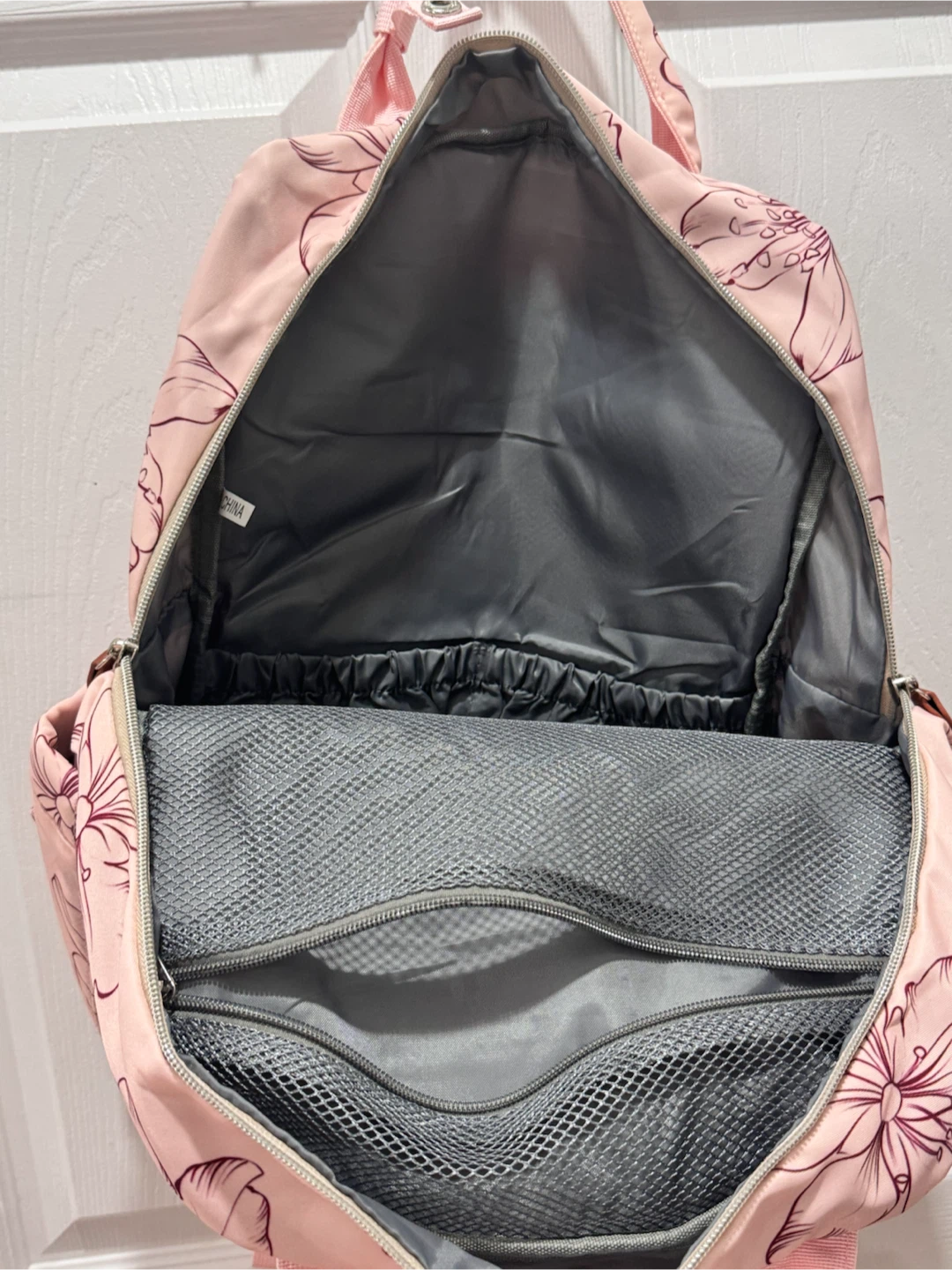 Pink Floral diaper bag - photo 3