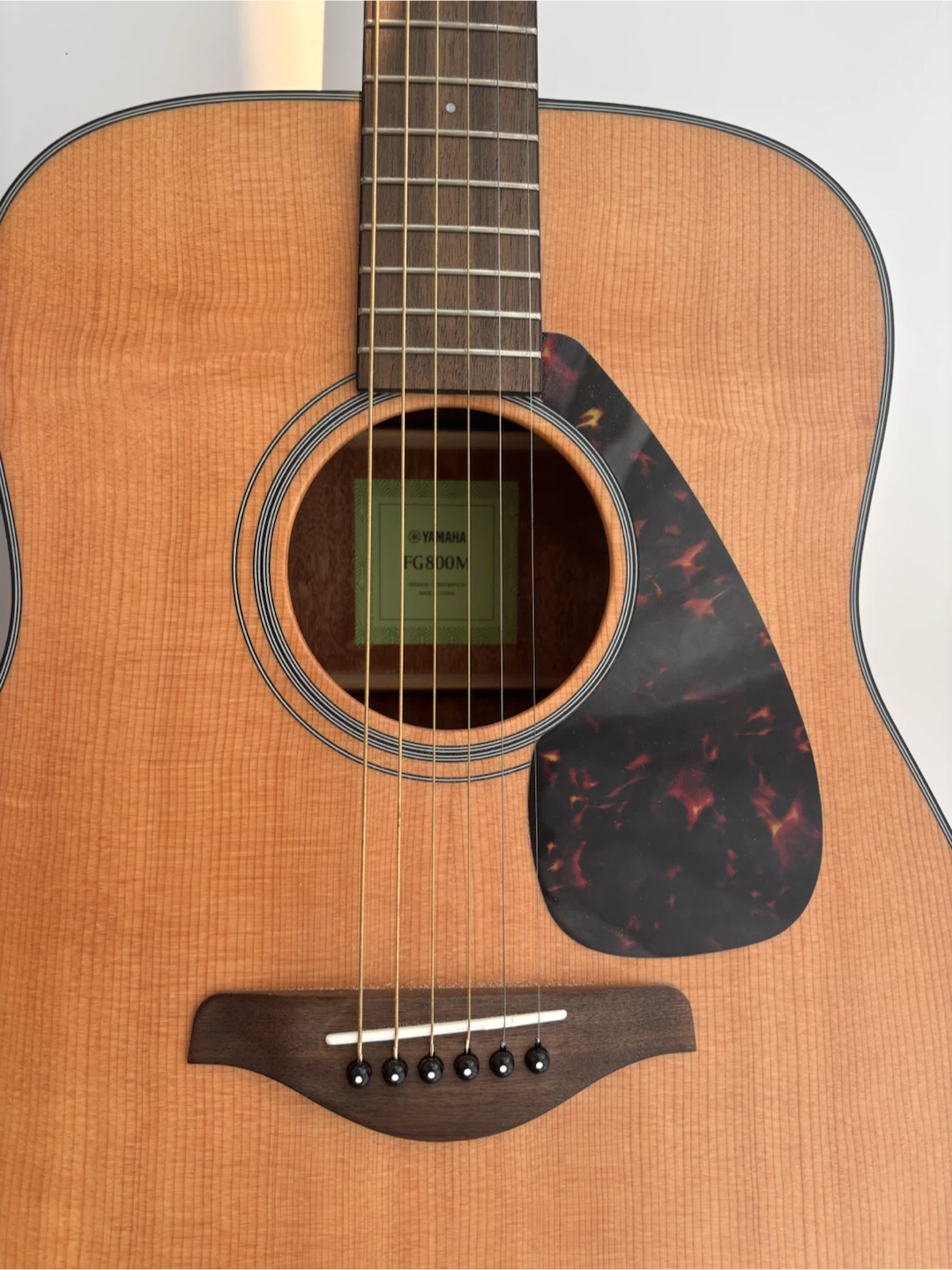 Yamaha FG800M spruce acoustic guitar - photo 3