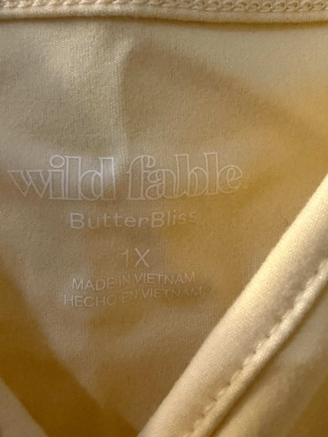 NWT Wild Fable ButterBliss Ruched Cami Light Yellow 1X - photo 3
