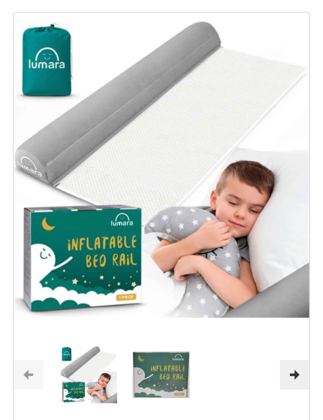 Lumara Inflatable Bed Rail