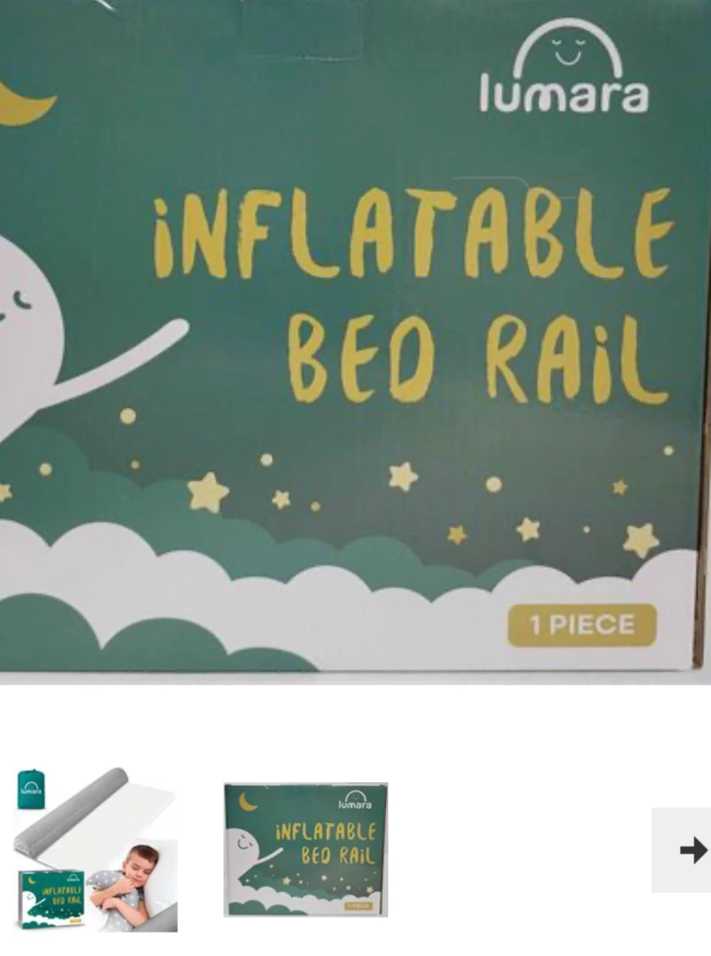 Lumara Inflatable Bed Rail - photo 2