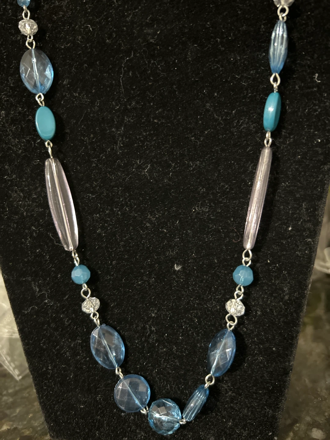 Paparazzi "Blue Lagoon" Necklace and Earring Set - photo 2