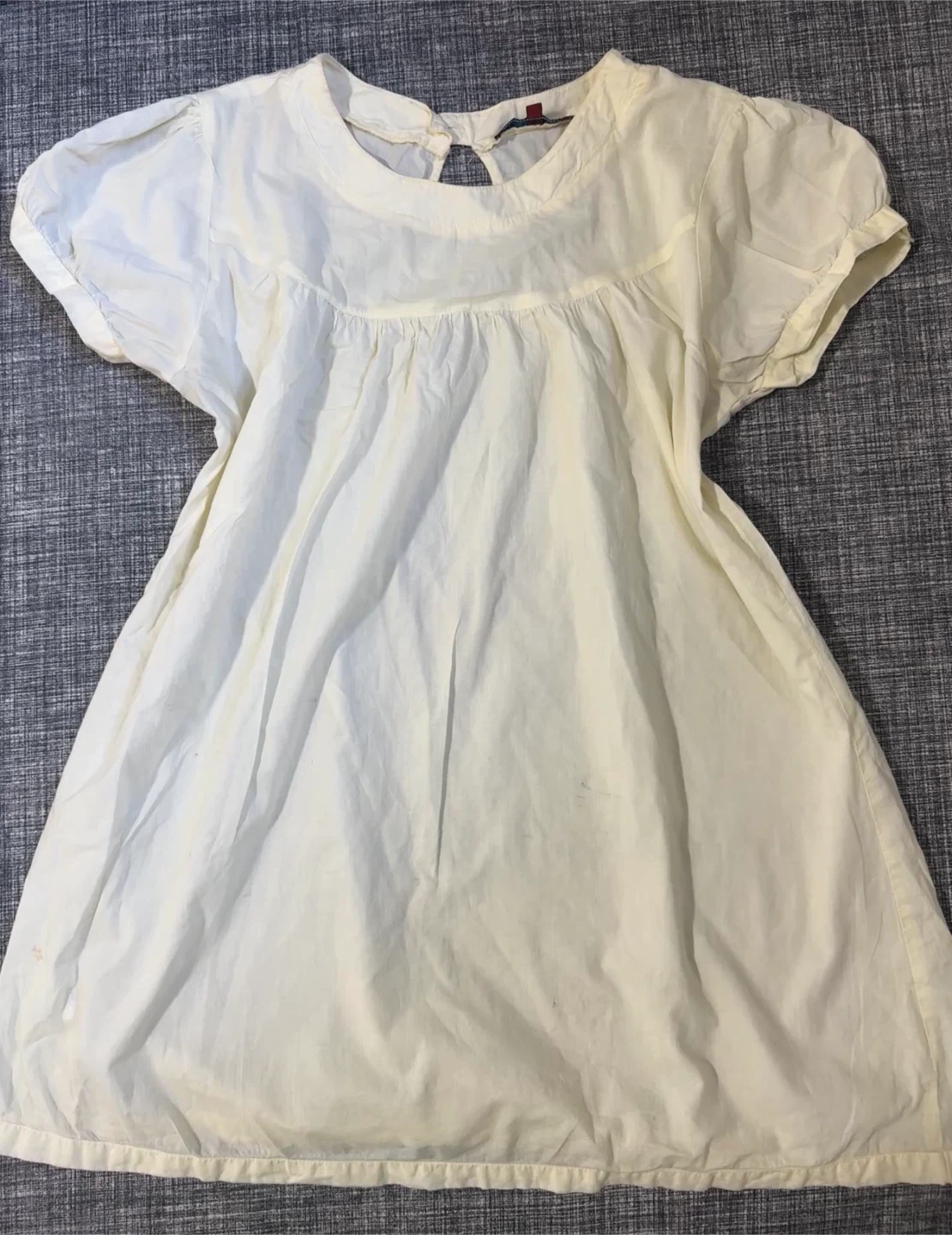 Pastel yellow babydoll Dress