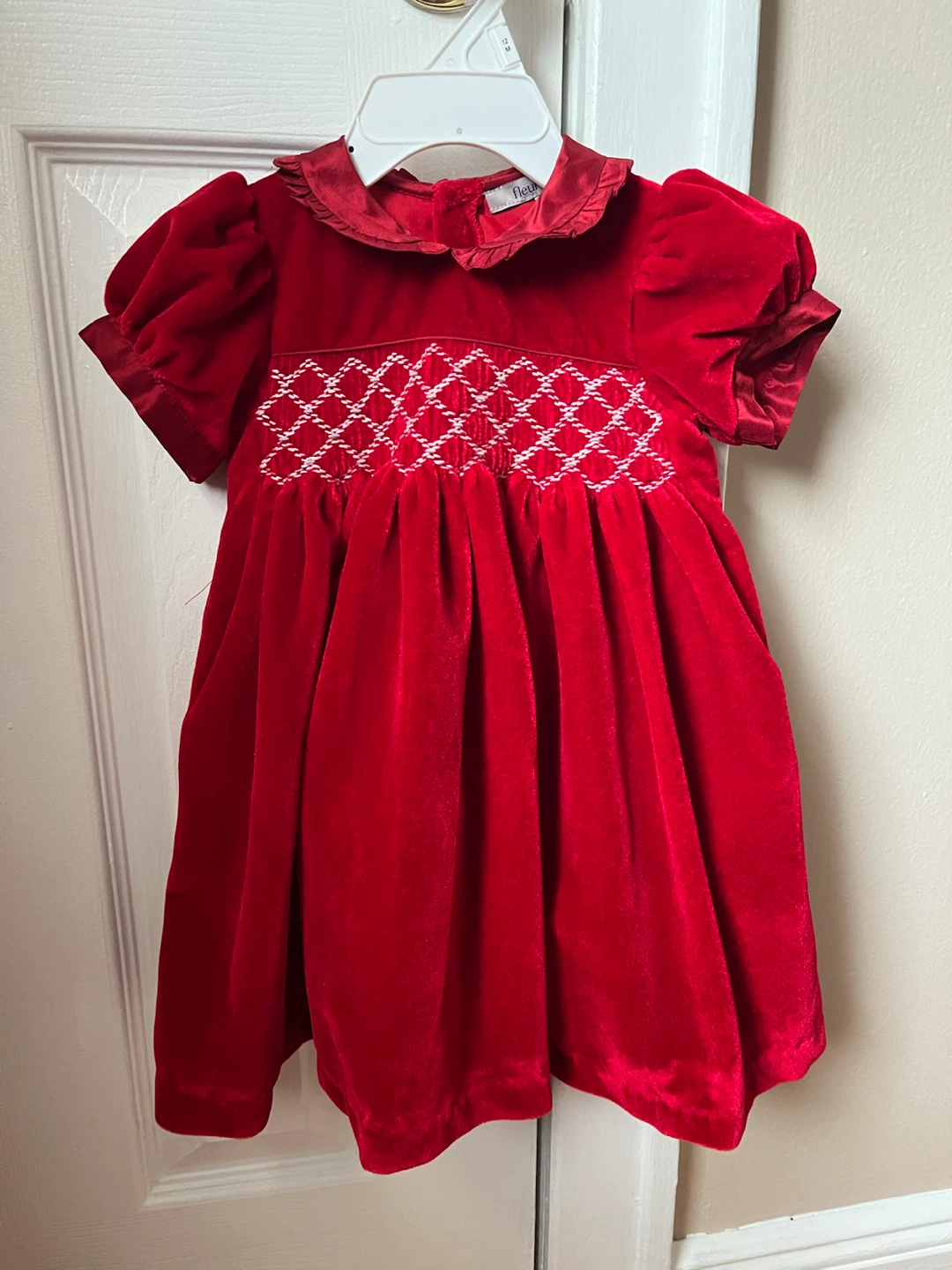 Fleurisse Red Velvet  Dress