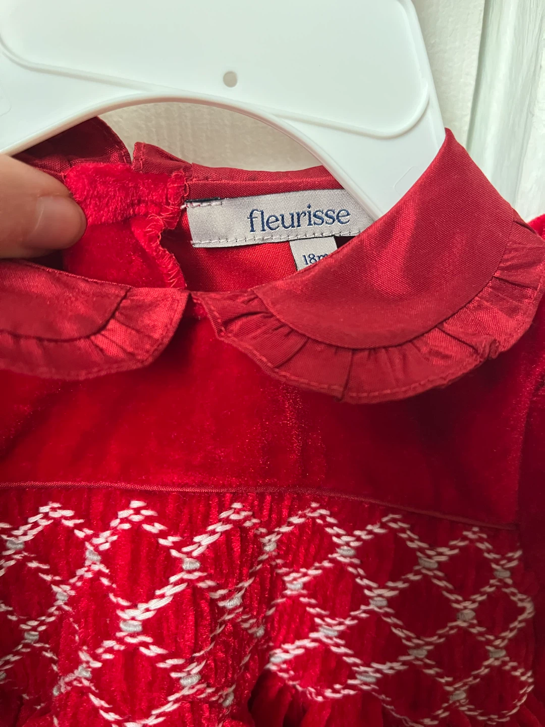 Fleurisse Red Velvet  Dress - photo 3
