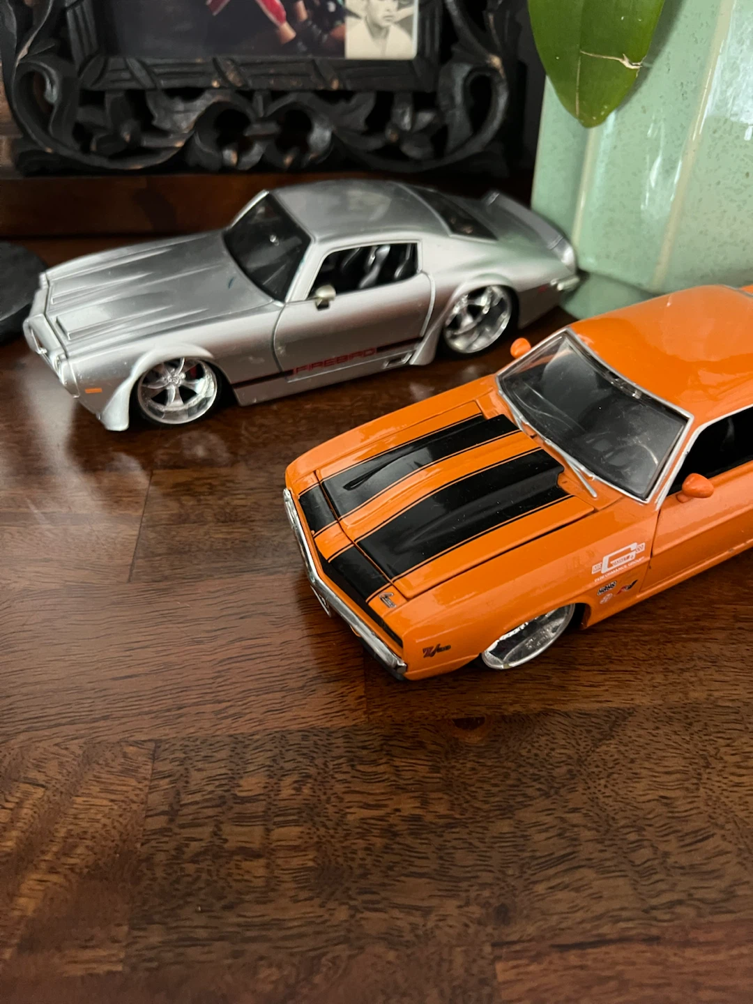 Orange Camaro Diecast Model Car