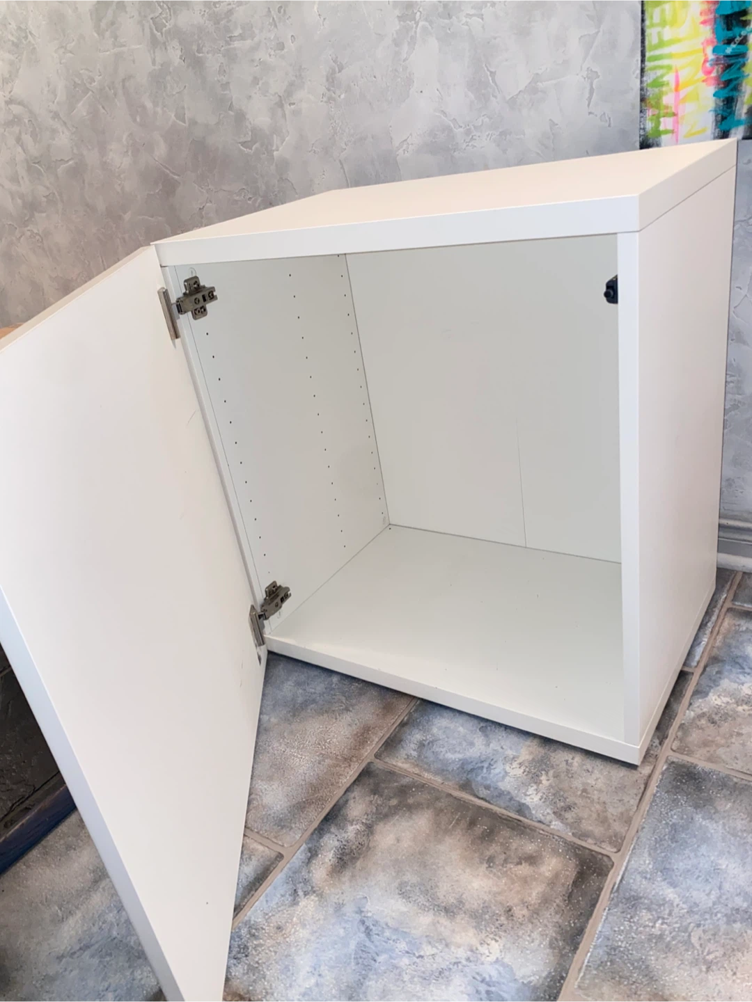 White Storage Cube Cabinet - photo 4