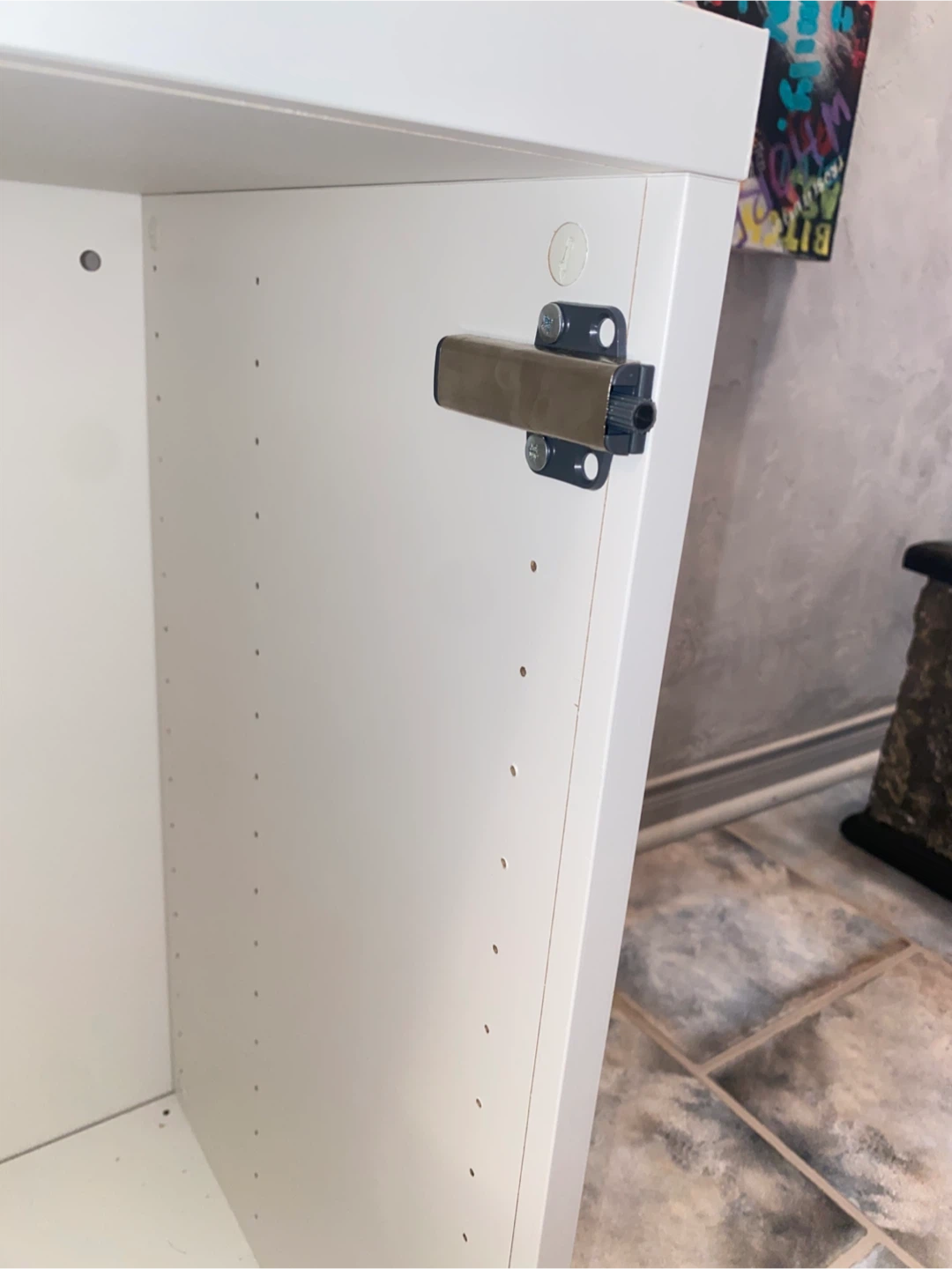 White Storage Cube Cabinet - photo 2